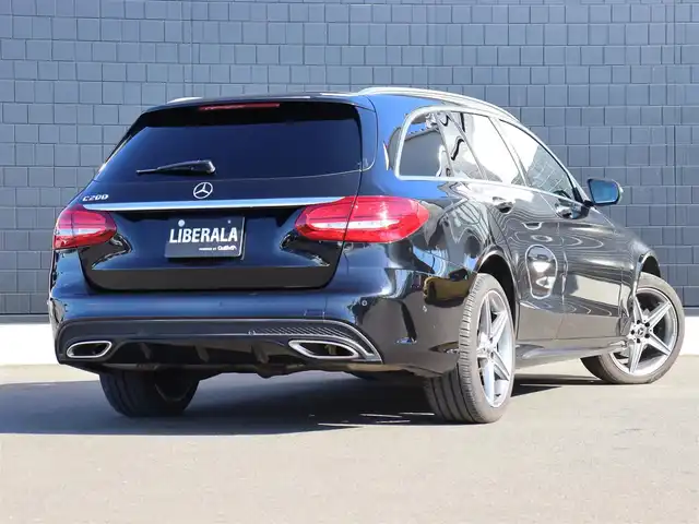 メルセデス・ベンツ Ｃ２００ ワゴン スポーツ 宮城県 2017(平29)年 6.9万km オブシディアンブラック レーダーセーフティＰＫＧ　/純正ナビ【ＢＴ／ＣＤ／ＤＶＤ／フルセグＴＶ】/ヘッドアップディスプレイ　/アダプティブクルーズコントロール　/ステアリングアシスト/レーンキープアシスト/パワーテールゲート/パドルシフト　/バックカメラ　/エアサス　/レザーシート/前席シートヒーター　/前席パワーシート/運転席メモリー付き/アンビエントライト/ルーフレール/キーレスゴー/純正18インチAW/LEDヘッドライト/禁煙車