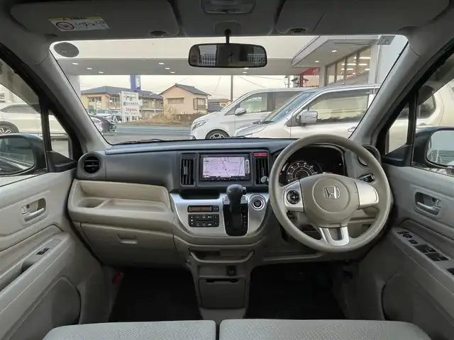 ホンダ Ｎ ＷＧＮ G 熊本県 2015(平27)年 6.6万km プレミアムディープモカパール 純正ナビ（VXM-155VSi）/【ワンセグTV/Bluetooth再生/CD/DVD】/バックカメラ/ステアリングスイッチ/プッシュスタート/ベンチシート/電動格納ミラー/エコモード切替/保証書/取扱説明書/スペアキー