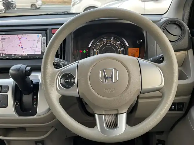 ホンダ Ｎ ＷＧＮ G 熊本県 2015(平27)年 6.6万km プレミアムディープモカパール 純正ナビ（VXM-155VSi）/【ワンセグTV/Bluetooth再生/CD/DVD】/バックカメラ/ステアリングスイッチ/プッシュスタート/ベンチシート/電動格納ミラー/エコモード切替/保証書/取扱説明書/スペアキー