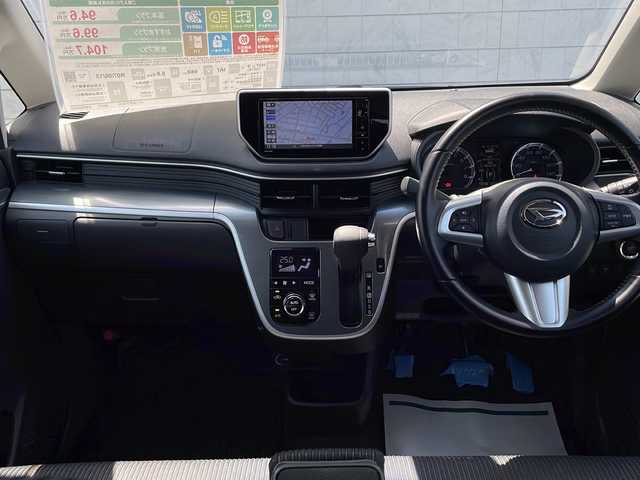 ダイハツ ムーヴ カスタム RS SAⅡ 茨城県 2015(平27)年 8.8万km パールホワイトⅢ スマートアシスト2/純正ナビ/　　CD/DVD/BT/フルセグ/バックカメラ/LEDオートライト/純正15インチアルミホイール/アイドリングストップ/ステアリングスイッチ/スマートキー/ETC