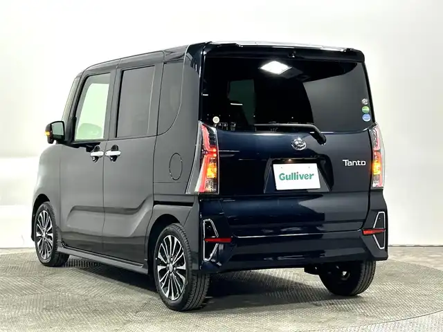 ダイハツ タント カスタム RS セレクション 大阪府 2020(令2)年 0.9万km パールブラック 純正ナビ(フルセグ/DVD再生/Bluetooth) 360カメラ ETC 両側パワースライドドア 衝突軽減 レーダークルコン クリアランスソナー レーンアシスト ハーフレザー シートヒーター