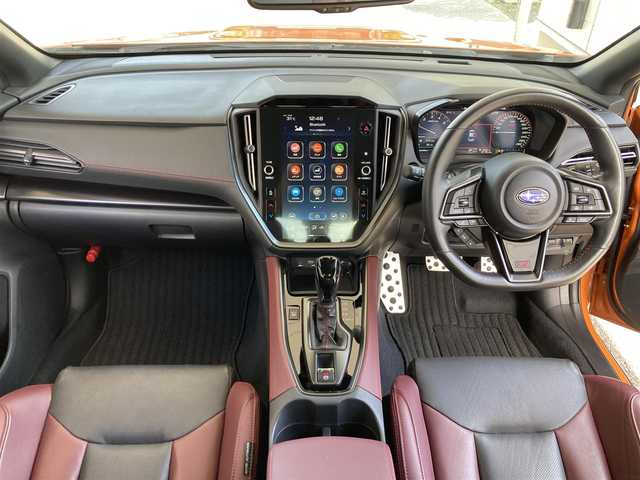 スバル ＷＲＸ Ｓ４ STIスポーツR EX 東京都 2022(令4)年 1万km オレンジ 純正ナビ/フルセグテレビ/Bluetooth/バックカメラ/ウィンカーミラー/クルーズコントロール/アイサイト/プッシュスタート/ETC/LEDヘッドライト/レザーシート/全席シートヒーター /D/Nパワーシート/パドルシフト/前方ドライブレコーダー/USBポート