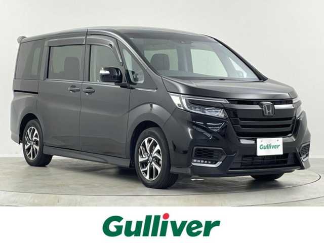 ホンダ ステップワゴン スパーダ ホンダセンシング 埼玉県 2019(令1)年 5.5万km プレミアムスパークルブラックパール ホンダセンシング　純正１０インチナビ　フルセグＴＶ　Ｂｌｕｅｔｏｏｔｈ　バックカメラ　純正１１．６インチフリップダウンモニター　両側パワースライドドア　レーダークルーズコントロール　ＥＴＣ　ドラレコ
