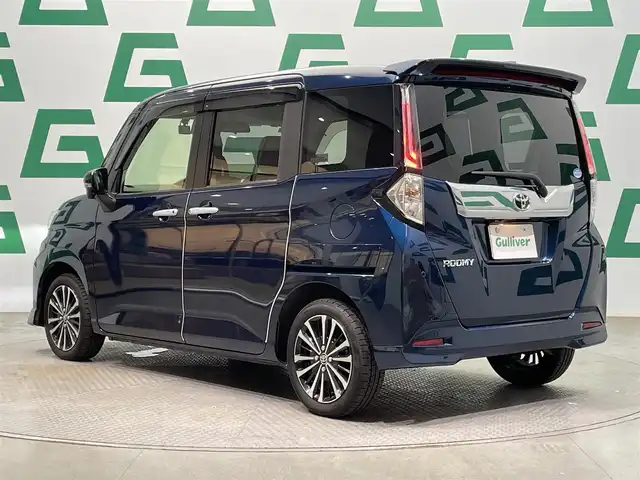 トヨタ ルーミー カスタムG－T 鹿児島県 2020(令2)年 3.3万km レーザーブルークリスタルシャイン 禁煙車　/純正ナビ　/・フルセグＴＶ　/・Ｂｌｕｅｔｏｏｔｈ　/・ＤＶＤ　/両側パワスラ　/前後ドラレコ　/全方位カメラ　/前席シートヒーター　/前後コーナーセンサー　/電動パーキングブレーキ　/ＥＴＣ　/オートマチックハイビーム/追従型クルコン/スマートキー/純正フロアマット/純正ドアバイザー/純正アルミ