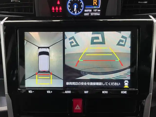 トヨタ ルーミー カスタムG－T 鹿児島県 2020(令2)年 3.3万km レーザーブルークリスタルシャイン 禁煙車　/純正ナビ　/・フルセグＴＶ　/・Ｂｌｕｅｔｏｏｔｈ　/・ＤＶＤ　/両側パワスラ　/前後ドラレコ　/全方位カメラ　/前席シートヒーター　/前後コーナーセンサー　/電動パーキングブレーキ　/ＥＴＣ　/オートマチックハイビーム/追従型クルコン/スマートキー/純正フロアマット/純正ドアバイザー/純正アルミ