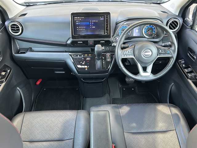 日産 デイズ HWS G ターボ プロパイロットED 静岡県 2024(令6)年 0.8万km ブラック 純正ナビ/・AM/FM/・SD/・ドライブレコーダー/・レコーダーリンク/・Bluetooth/・HDMI/・フルセグTV/主要装備/・ドライブレコーダー/・プロパイロット/・レーダークルコン/・アラウンドビューモニター/・レザーシート/・ＬＥＤヘッドライト/・コーナーセンサー/・ＥＴＣ２．０/・エマージェンシーブレーキ/・車線逸脱防止/・サイドカーテンエアバッグ