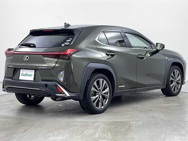 レクサス ＵＸ 250h Fスポーツ 道央・札幌 2018(平30)年 5.7万km テレーンカーキマイカM ・4WD/・寒冷地仕様/・純正ナビ&TV&CD&DVD&BT/・全方位カメラ/・プリクラッシュセーフティ/・クルーズコントロール/・シートヒーター/・ステアリングヒーター/・パワーバックドア/・レザーシート/・パワーシート/・純正ドライブレコーダー/・ETC/・LEDヘッドライト/・オートマチックハイビーム
