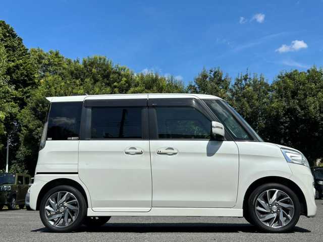 スズキ スペーシア カスタム TS 東京都 2013(平25)年 4.3万km パールホワイト ワンオーナー/メモリーナビ（AVN113MV）/・USBオーディオ/CD/両側パワースライドドア/純正アルミホイール/ETC/取扱説明書/保証書/スペアキー1本