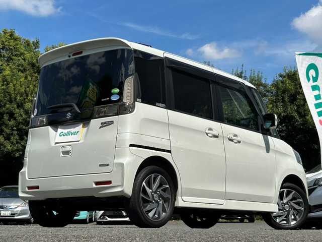 スズキ スペーシア カスタム TS 東京都 2013(平25)年 4.3万km パールホワイト ワンオーナー/メモリーナビ（AVN113MV）/・USBオーディオ/CD/両側パワースライドドア/純正アルミホイール/ETC/取扱説明書/保証書/スペアキー1本