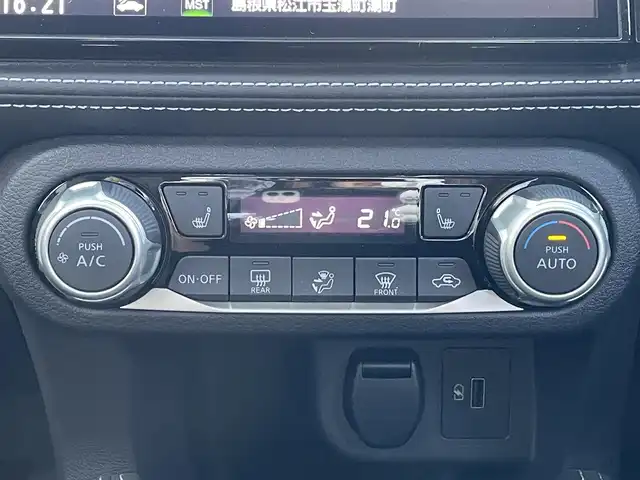 日産 キックス X 島根県 2021(令3)年 3.2万km ナイトベールパープル 登録時走行距離 31101Km/ワンオーナー/取扱説明書/保証書/9インチ純正メーカーナビ/フルセグTV/プロパイロット/全方位カメラ/コーナーセンサー/17インチ純正AW/17インチ純正AWスタッドレスタイヤ車載/BLITZ車高調/LEDヘッドライト/スマートキー/前席シートヒーター/前方ドライブレコーダー/ウィンカーミラー/電動格納ミラー/ETC/プッシュスタート