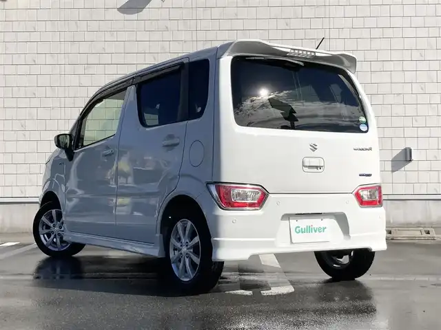 スズキ ワゴンＲ HYBRID FZ 静岡県 2020(令2)年 1.5万km ピュアホワイトP スズキセーフティサポート/社外オーディオ(DEH-5100)/　AM FM CD AUX USB/LEDオートヘッドランプ/シートヒーター(運転席)/革巻きステアリング/ステアリングスイッチ/リアクリアランスソナー/スマートキー2本/純正14インチアルミホイール/アイドリングストップ/プッシュスタート/ワンオーナー