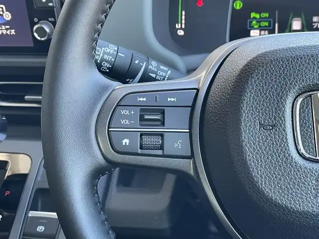 ホンダ フリード ハイブリット e:HEV クロスター 東京都 2025(令7)年 0.1千km クリスタルブラックパール 登録済未使用車　/ホンダセンシング　/純正９型ナビ　LXM-242ZFNI(207680円)/リアクーラー　/両側電動ドア　/ハーフレザー　/シートヒーター　/フルセグＴＶ　/ルーフレール　/ＬＥＤヘッド　/フォグランプ　/純正１５インチＡＷ　/BSM