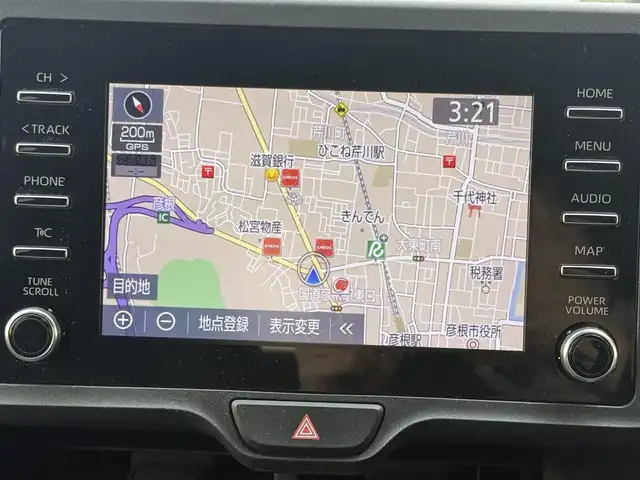 トヨタ ヤリス X 滋賀県 2020(令2)年 5.4万km ホワイトパールクリスタルシャイン メモリナビ/フルセグテレビ/バックカメラ/プッシュスタート/ETC/レーンキープアシスト/衝突軽減システム/AM/FM/BT/USB/Miracast