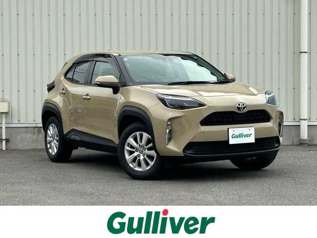 トヨタ ヤリスクロス G 山形県 2021(令3)年 10.6万km ベージュ セーフティセンス/純正ディスプレイオーディオ/バックカメラ/レーダークルーズコントロール/ステアリングスイッチ/ドライブレコーダー/オートホールド/横滑り防止装置/純正アルミホイール/スマートキー/プッシュスタート/LEDライト/ウィンカーミラー/純正フロアマット