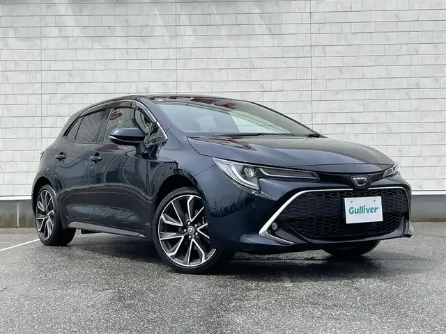 トヨタ カローラ スポーツ G Z 富山県 2020(令2)年 7.3万km ブラッキッシュアゲハガラスフレーク 純正ディスプレイオーディオ/ナビ/セーフティセンス/ＬＥＤヘッドライト/オートマチックハイビーム/ブレーキホールド/スマートキー/ステアリングヒーター/純正ＡＷ１８インチ/純正フロアマット/レーンキープアシスト/パドルシフト/横滑り防止装置/保証書／取説有り