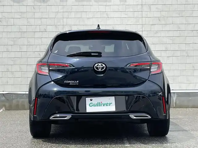トヨタ カローラ スポーツ G Z 富山県 2020(令2)年 7.3万km ブラッキッシュアゲハガラスフレーク 純正ディスプレイオーディオ/ナビ/セーフティセンス/ＬＥＤヘッドライト/オートマチックハイビーム/ブレーキホールド/スマートキー/ステアリングヒーター/純正ＡＷ１８インチ/純正フロアマット/レーンキープアシスト/パドルシフト/横滑り防止装置/保証書／取説有り