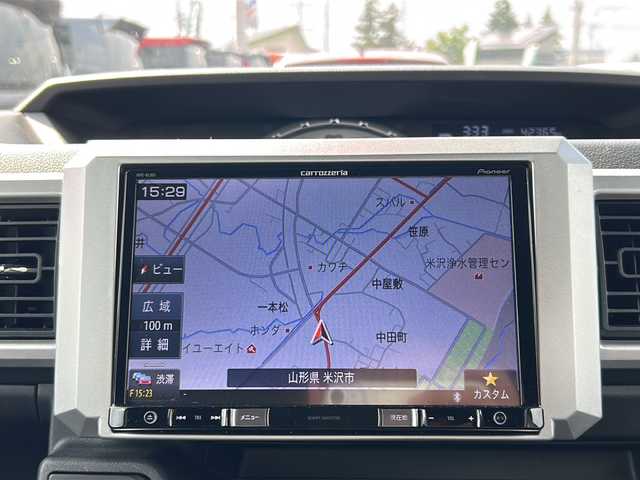 ダイハツ ウェイク G ターボ SA Ⅲ 山形県 2018(平30)年 4.3万km ブルーメタリック 4WD/衝突被害軽減システム/メモリナビ/（Bluetooth/CD/DVD/フルセグ）/両側パワースライドドア/ドライブレコーダー/フルセグテレビ/シートヒーター/コーナーセンサー/オートライト/LEDヘッドライト/オートマチックハイビーム/フォグランプ/ETC/アイドリングストップ/電動格納ミラー/ウィンカーミラー/純正アルミホイール/純正フロアマット/スマートキー/スペアキー/サンシェード/ドアバイザー