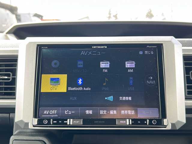 ダイハツ ウェイク G ターボ SA Ⅲ 山形県 2018(平30)年 4.3万km ブルーメタリック 4WD/衝突被害軽減システム/メモリナビ/（Bluetooth/CD/DVD/フルセグ）/両側パワースライドドア/ドライブレコーダー/フルセグテレビ/シートヒーター/コーナーセンサー/オートライト/LEDヘッドライト/オートマチックハイビーム/フォグランプ/ETC/アイドリングストップ/電動格納ミラー/ウィンカーミラー/純正アルミホイール/純正フロアマット/スマートキー/スペアキー/サンシェード/ドアバイザー
