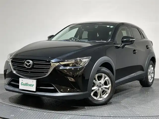 マツダ ＣＸ－３ 15S ツーリング 愛媛県 2020(令2)年 2.2万km ジェットブラックマイカ ・８型ナビ/（フルセグＴＶ・ＢＴ・ＦＭ・ＡＭ・ＣＤ・ＤＶＤ・ＵＳＢ・ＡＵＸ）/・全方位カメラ　/・ＥＴＣ　/・前方ドラレコ　/・衝突軽減ブレーキ　/・レーンキープアシスト　/・前後コーナーセンサー