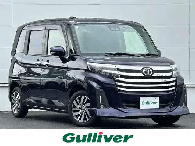 トヨタ ルーミー カスタムG 佐賀県 2020(令2)年 1.7万km クールバイオレットクリスタルシャイン スマートアシスト/レーダークルーズコントロール/コーナーセンサー/純正9型SDナビ/・バックカメラ/・フルセグTV/CD/DVD/BT/純正ドラレコ(DRT-H68A)/両側パワースライドドア/純正14インチAW/LEDヘッドライト/オートライト/フォグランプ/ETC/プッシュスタート/フロアマット/ドアバイザー/スペアキー×１/保証書