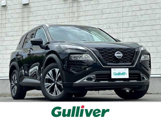 日産 エクストレイル X e－4ORCE 山形県 2023(令5)年 0.3万km ダイヤモンドブラック 4WD/純正12.3インチナビ/フルセグTV/FM/AM/Apple Car play/Bluetooth/インテリジェンスクルーズ/前席パワーシート/ドライブモード/前席シートヒーター/純正マット/AUTOライト/全方位カメラ/ハンドルヒーター/電脳リアゲート/盗難防止装置/スマートキー