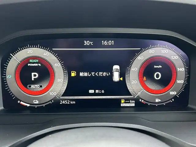 日産 エクストレイル X e－4ORCE 山形県 2023(令5)年 0.3万km ダイヤモンドブラック 4WD/純正12.3インチナビ/フルセグTV/FM/AM/Apple Car play/Bluetooth/インテリジェンスクルーズ/前席パワーシート/ドライブモード/前席シートヒーター/純正マット/AUTOライト/全方位カメラ/ハンドルヒーター/電脳リアゲート/盗難防止装置/スマートキー