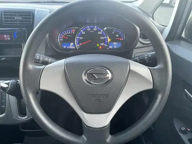 ダイハツ ムーヴ カスタム X 福島県 2013(平25)年 4.5万km タングステングレーM 社外オーディオ/型番：U575/【AM/FM/CD/AUX/USB】/純正エンジンスターター/LEDオートライト/アイドリングストップ/純正アルミ＋スタッドレスセット車載/155/65R14/純正フロアマット/純正ドアバイザー