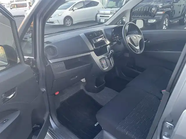 ダイハツ ムーヴ カスタム X 福島県 2013(平25)年 4.5万km タングステングレーM 社外オーディオ/型番：U575/【AM/FM/CD/AUX/USB】/純正エンジンスターター/LEDオートライト/アイドリングストップ/純正アルミ＋スタッドレスセット車載/155/65R14/純正フロアマット/純正ドアバイザー