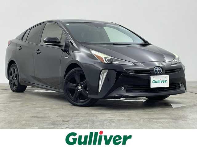 トヨタ プリウス A ツーリングセレクション 群馬県 2019(令1)年 8.4万km アティチュードブラックマイカ 純正９インチナビ　バックカメラ　レーダークルーズコントロール　パーキングアシスト　ＢＳＭ　ＬＥＤ　ＡＨＢ　シートヒーター　パワーシート　純正１７インチＡＷ　ステアリングリモコン　ＥＴＣ２．０　禁煙車
