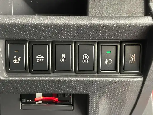 スズキ ハスラー Jスタイル Ⅲ 愛知県 2018(平30)年 4.2万km フェニックスレッドパール/スチールシルバー2トーン 社外ナビ　全方位カメラ　禁煙　ハーフレザー　フルセグＴＶ　ＤＶＤ　衝突軽減　シートヒーター　ＥＴＣ　ＨＩＤオートライト　車線逸脱　Ｂｌｕｅｔｏｏｔｈ　純正マット　スマートキー　プッシュスタート　フォグ