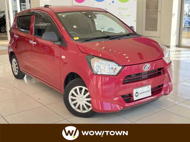 ダイハツ ミラ イース L SAⅢ 埼玉県 2018(平30)年 4万km マゼンタベリーマイカM スマートアシスト/純正CDオーディオ/　　AM/FM/CD/AUX/コーナーセンサー/オートマチックハイビーム/キーレスキー/禁煙車