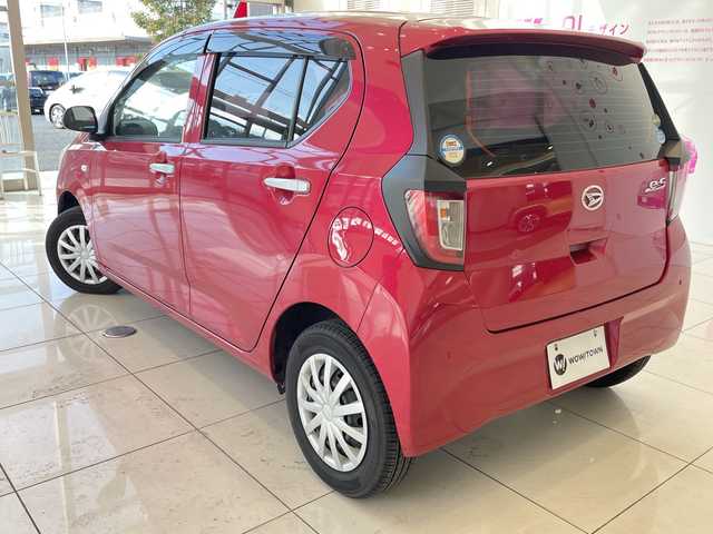 ダイハツ ミラ イース L SAⅢ 埼玉県 2018(平30)年 4万km マゼンタベリーマイカM スマートアシスト/純正CDオーディオ/　　AM/FM/CD/AUX/コーナーセンサー/オートマチックハイビーム/キーレスキー/禁煙車