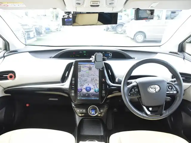トヨタ プリウス ＰＨＶ S ナビパッケージ 神奈川県 2019(令1)年 4.9万km ホワイトパールクリスタルシャイン トヨタセーフティセンス/純正メモリナビ/フルセグテレビ/Bluetooth/全方位カメラ/レーダークルーズ/ブラインドスポットモニター/ETC2.0/LEDヘッドライト/プッシュスタート/スマートキー/シートカバー/取説/ナビ説/記録(R.2.3.4.5.)/スペアスマートキー