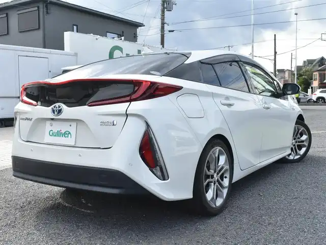 トヨタ プリウス ＰＨＶ S ナビパッケージ 神奈川県 2019(令1)年 4.9万km ホワイトパールクリスタルシャイン トヨタセーフティセンス/純正メモリナビ/フルセグテレビ/Bluetooth/全方位カメラ/レーダークルーズ/ブラインドスポットモニター/ETC2.0/LEDヘッドライト/プッシュスタート/スマートキー/シートカバー/取説/ナビ説/記録(R.2.3.4.5.)/スペアスマートキー