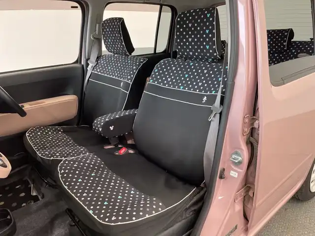 ダイハツ ミラ ココア プラスX 栃木県 2015(平27)年 5.8万km ムースピンクパール 純正ナビ/(CD/DVD/Bluetooth/フルセグTV/SD/MSV/USB)/バックカメラ/衝突軽減ブレーキ/禁煙車/オートライト/HIDヘッドライト/横滑り防止装置/フォグランプ/スマートキー/アイドリングストップ/電動格納ミラー/社外フロアマット/ルーフレール