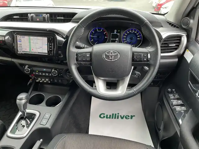 トヨタ ハイラックス Z 和歌山県 2018(平30)年 6.9万km スーパーホワイトⅡ JAOS BATTLESリフトアップキット/BTVメンバーダウンキット/ＧＩＧＥＡＲフロントバンパー/社外サイドステップ/社外SDナビ/CD/DVD/BT/フルセグTV/ETC/バックカメラ/クルコン/レーンキープアシスト/衝突軽減システム/横滑り防止装置/盗難防止装置/社外エアロ(FSR)/LEDヘッドライト/オートライト/ダウンヒルアシストコントロール/エンジンスタートボタン/スマートキー/純正フロアマット/社外アルミホイール