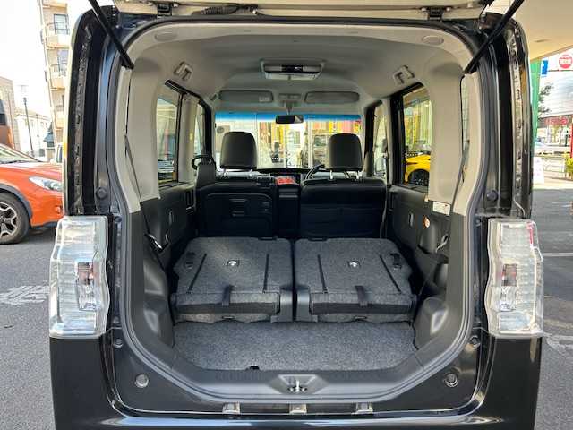 ダイハツ タント カスタム RS SA 東京都 2014(平26)年 6.9万km ブラックマイカメタリック ワンオーナー/純正SDナビ フルセグTV/バックカメラ/両側パワースライドドア/衝突被害軽減システム/衝突回避支援システム/低速域衝突回避支援ブレーキ機能/誤発進抑制制御機能/先行車発進お知らせ機能/横滑り防止装置/アイドリングストップ機能/パワーステアリング/キーレスプッシュスタートシステム/Bluetooth接続/オートライト/オートマチックハイビーム/スペアキー/保証書＆取扱説明書