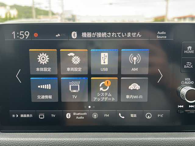 ホンダ シビック EX 沖縄県 2021(令3)年 0.9万km クリスタルブラックパール 純正９型コネクトディスプレイ　/（ＡＭ／ＦＭ／ＢＴ）　/フルセグＴＶ　/バックモニター　/コーナーセンサー　/クルーズコントロール　/置くだけ充電　/衝突軽減　/ＥＴＣ/ハーフレザー　/シートヒーター/USB入力端子/パワーシート/横滑り防止/スマートキー/LEDヘッドライト/純正フロアマット/純正18AW