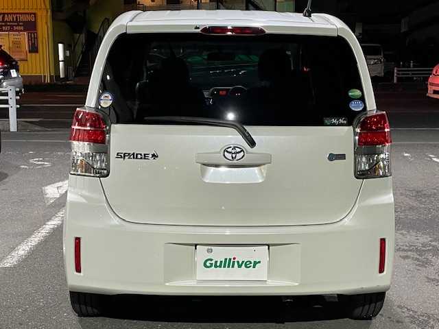 トヨタ スペイド G 埼玉県 2012(平24)年 3.3万km ホワイトパールクリスタルシャイン ワンオーナー/純正HDDナビ（型：NHZD-W62G）/　DTV/CD/DVD/HDD/HDD REC/BT/片側パワースライドドア/バックカメラ/D席シートヒーター/社外15インチアルミ/アイドリングストップ/スマートキー/スペアキー×1/純正フロアマット/革ステアリング/プッシュスタート/ETC/2022年製スタッドレスタイヤ×4本（175/65/R15）/ホイールキャップに傷あり