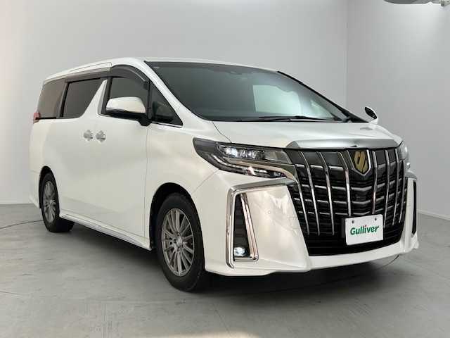 トヨタ アルファード S タイプゴールド 愛知県 2021(令3)年 7.1万km ホワイトパールクリスタルシャイン ハーフレザーシート/フリップダウン/両側パワスラ/前後ドラレコ/純正アルミ/LED/三眼レンズ/ウォークスルー/スマートキー/純正メモリナビ/BT/Bカメラ/ETC/CD/フルセグTV/WAC/PCS/レーンアシスト/オートマチックハイビーム/レーダークルーズコントロール