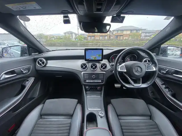 メルセデス・ベンツ ＣＬＡ１８０ AMG スタイル 福岡県 2018(平30)年 3.4万km コスモスブラック レーダーセーフティパッケージ/ACC/ブラインドスポット/パノラマサンルーフ/harman/kardon/ハーフレザーシート/前席シートヒーター/前席パワーシート/純正ナビ/フルセグ/バックカメラ/パドルシフト/前後ドラレコ/社外レーダー