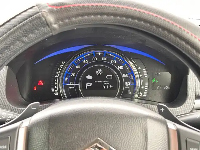 スズキ スイフト XS－DJE 宮城県 2016(平28)年 2.8万km ピュアホワイトP ワンオーナー/純正CDオーディオ/・CD/Bluetooth/革巻きステアリング/クルーズコントロール/ステアリングスイッチ/パドルシフト/スマートキー＆プッシュスタート/スペアキー1本/電動格納ミラー/純正16インチAW/フロアマット/ドアバイザー/取扱説明書/保証書