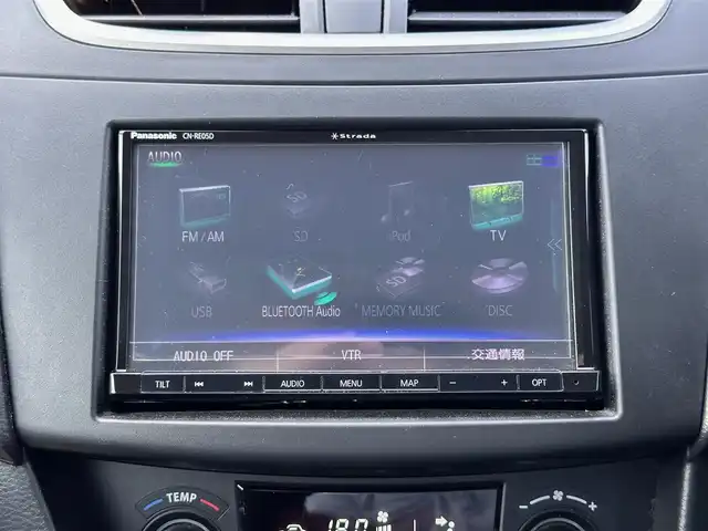 スズキ スイフト XS－DJE 宮城県 2016(平28)年 2.8万km ピュアホワイトP ワンオーナー/社外ナビ/・CD/DVD/・Bluetooth/・フルセグTV/革巻きステアリング/クルーズコントロール/ステアリングスイッチ/パドルシフト/スマートキー＆プッシュスタート/スペアキー1本/電動格納ミラー/純正16インチAW/フロアマット/ドアバイザー/取扱説明書/保証書