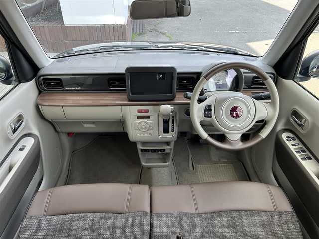 スズキ ラパン ＬＣ X 静岡県 2022(令4)年 0.3万km アーバンブラウンパールメタリック デュアルセンサーブレーキ/前席シートヒーター/ＬＥＤヘッドライト/スマートキー/リアパーキングセンサー/誤発進抑制/車線逸脱警報/先行車発進お知らせ機能/ハイビームアシスト/盗難防止装置/純正フロアマット/純正14AW