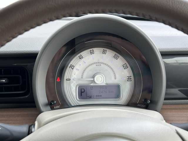スズキ ラパン ＬＣ X 静岡県 2022(令4)年 0.3万km アーバンブラウンパールメタリック デュアルセンサーブレーキ/前席シートヒーター/ＬＥＤヘッドライト/スマートキー/リアパーキングセンサー/誤発進抑制/車線逸脱警報/先行車発進お知らせ機能/ハイビームアシスト/盗難防止装置/純正フロアマット/純正14AW