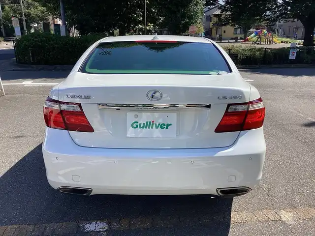 レクサス ＬＳ 460 神奈川県 2007(平19)年 7.8万km ホワイトパールクリスタルシャイン ワンオーナー/純正HDDナビ/バックモニター/HIDヘッドランプ/インテリジェントAFS/プレミアムサウンドシステム/パワーシート/スマートキー