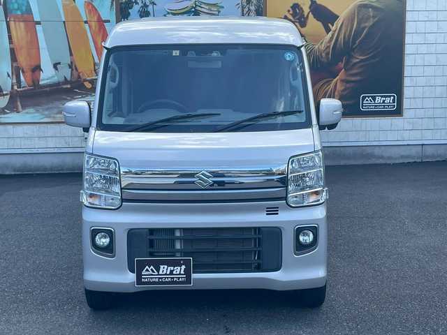 スズキ エブリィ ワゴン PZターボ スペシャル ハイルーフ 宮崎県 2022(令4)年 1.4万km シルキーシルバーメタリック 室内喚起用ファン　/オートステップ　/両側パワースライドドア　/社外SDナビ　/バックカメラ　/ETC　/シートヒーター　/USBポート　/バックソナー　/シートカバー　/ドアバイザー