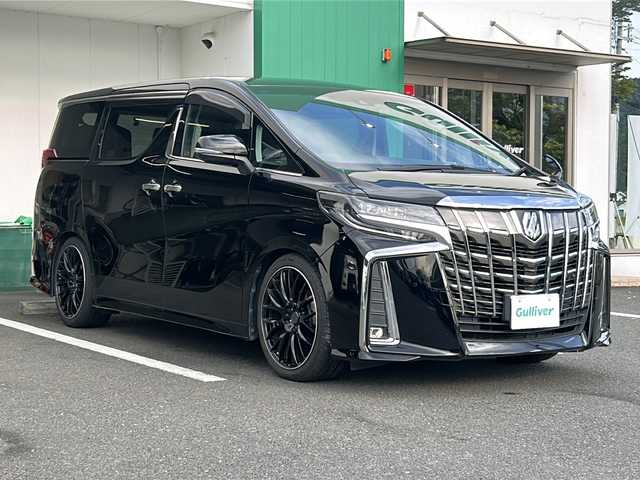 トヨタ アルファード S 京都府 2019(令1)年 3.7万km ブラック 純正ナビ/両側電動ドア/衝突軽減装置/後席モニター/バックカメラ/禁煙車/ＬＥＤヘッドライト/レーダークルーズ/スマートキー/ドライブレコーダー/電動格納ミラー/ＥＴＣ/プッシュスタート/ワンオーナー