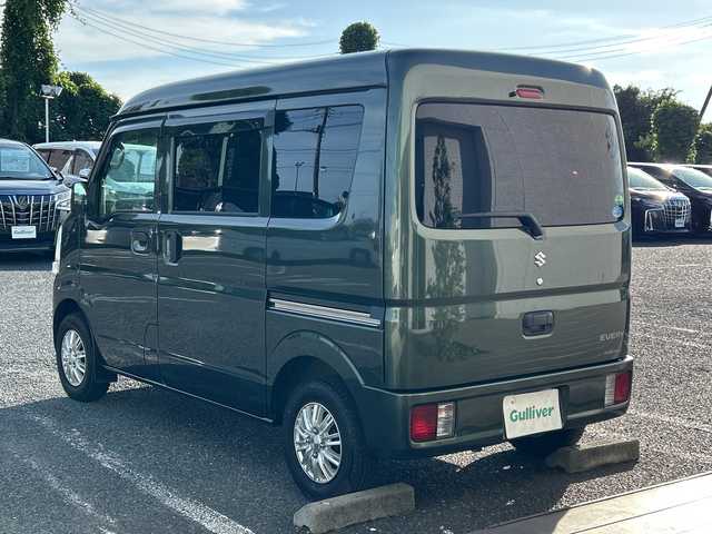 スズキ エブリイ PC 千葉県 2019(令1)年 5.2万km クールカーキPM クールカーキカラー　パワーステアリング　パワーウィンドウ　ＥＴＣ　シートカバー　スペアキー　バッテリー車載　ドアバイザー　両側スライドドア　社外１２インチＡＷ キーレス リアプライバシーガラス