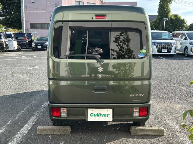 スズキ エブリイ PC 千葉県 2019(令1)年 5.2万km クールカーキPM クールカーキカラー　パワーステアリング　パワーウィンドウ　ＥＴＣ　シートカバー　スペアキー　バッテリー車載　ドアバイザー　両側スライドドア　社外１２インチＡＷ キーレス リアプライバシーガラス